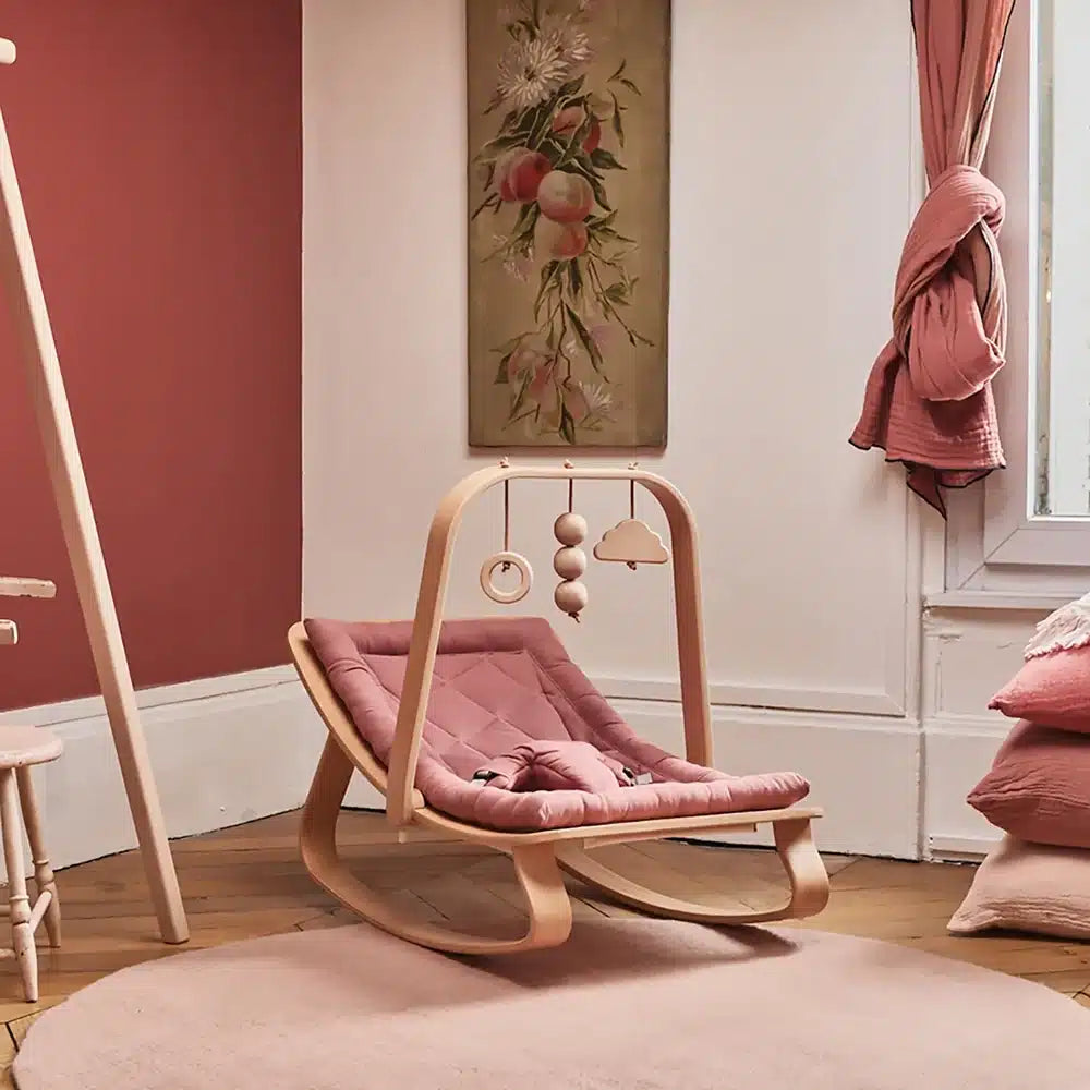 Transat bébé évolutif en bois – Fauteuil à bascule de 0 à 5 ans