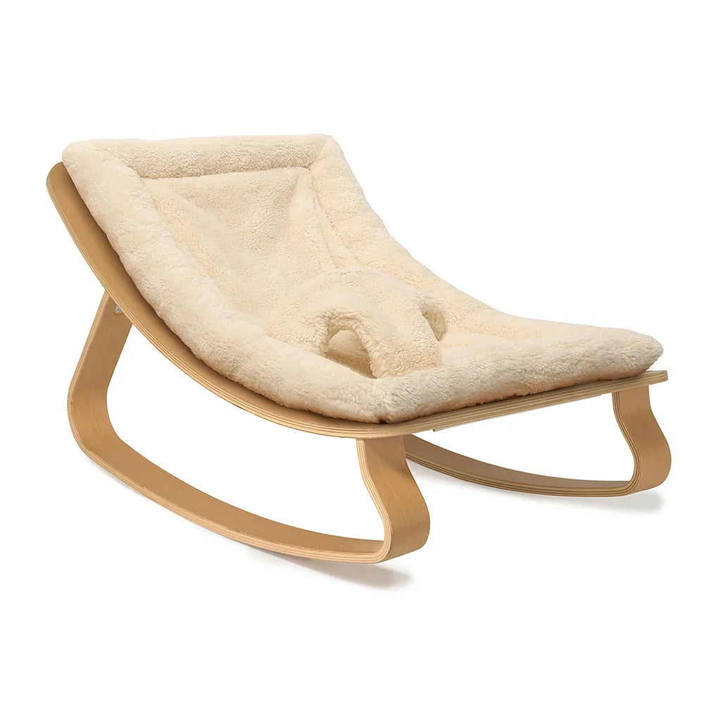 Transat bébé évolutif en bois – Fauteuil à bascule de 0 à 5 ans