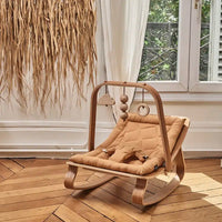 Transat bébé évolutif en bois – Fauteuil à bascule de 0 à 5 ans