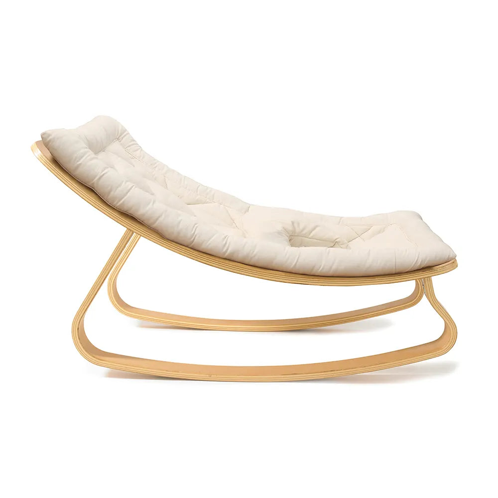 Transat bébé évolutif en bois – Fauteuil à bascule de 0 à 5 ans