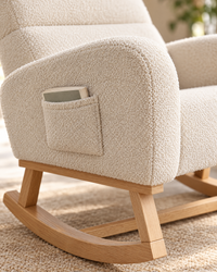Fauteuil à bascule Numa – Bouclette à poches