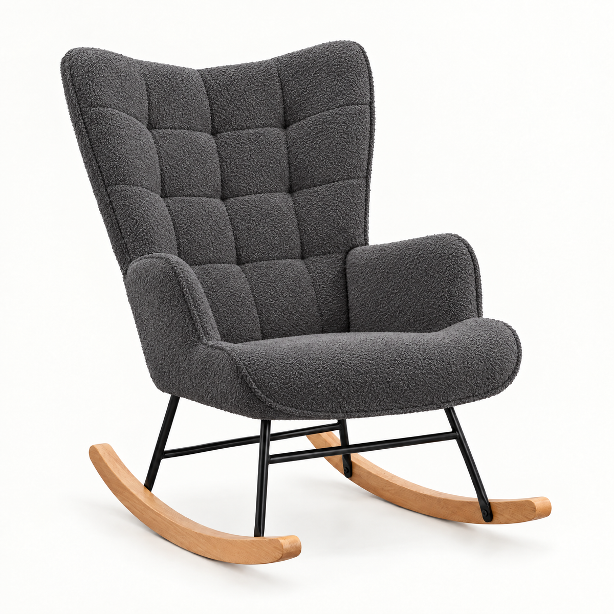 Fauteuil d'allaitement Plume – Bouclette capitonnée