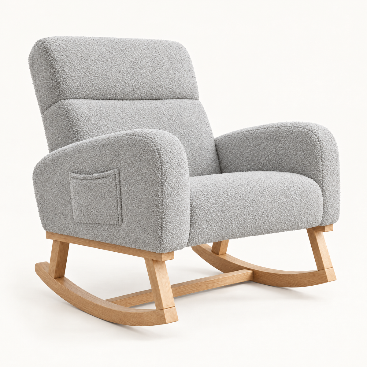 Fauteuil à bascule Numa – Bouclette à poches