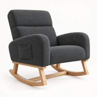 Fauteuil à bascule Numa – Bouclette à poches