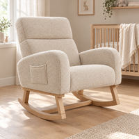 Fauteuil à bascule Numa – Bouclette à poches